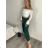 Women's Long Summer Pants with Belt (S/M ONE SIZE) ITALIAN FASHION IMD24080