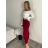 Women's Long Summer Pants with Belt (S/M ONE SIZE) ITALIAN FASHION IMD24080