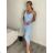Elegant formal dress with straps for women (S / M ONE SIZE) ITALIAN FASHION IM321576