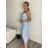 Elegant formal dress with straps for women (S / M ONE SIZE) ITALIAN FASHION IM321576
