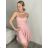 Women's elegant party long sleeve dress (S/M ONE SIZE) ITALIAN FASHION IM322282 S/M kerosene