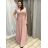 Women's Long Strapless Sequin Party Dress (S/M ONE SIZE) ITALIAN FASHION IMPSH233348