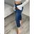 Women's Oversized Knitted Long Sleeve Sweater (S/M ONE SIZE) ITALIAN FASHION IMSN2416125 S/M/L blue