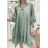 Women's short sleeve summer casual dress (S/M/L ONE SIZE) ITALIAN FASHION IMWGB25022