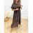 Women's short sleeve summer casual dress (S/M/L ONE SIZE) ITALIAN FASHION IMWGB25022
