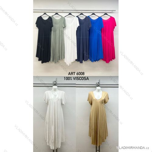 Women's Elegant Belt Long Sleeve Dress (S/M ONE SIZE) ITALIAN FASHION IMM23UN6139