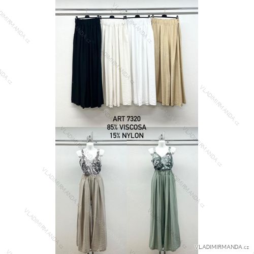 Women's long summer trousers, oversized (42/44/46 ONE SIZE) IMPSM257320