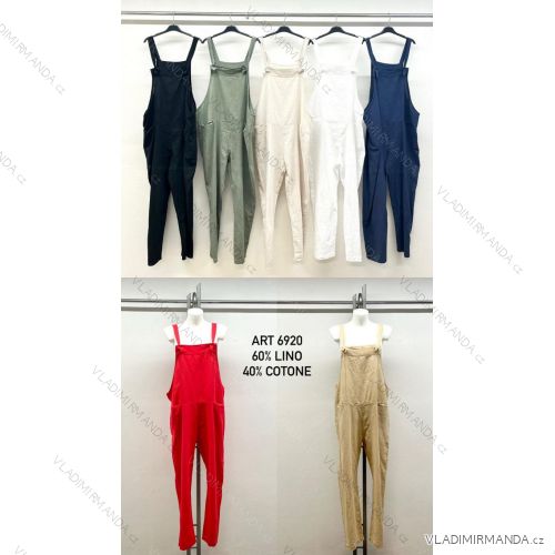 Women's long summer jumpsuit with straps, oversized (42/44/46 ONE SIZE) IMPSM256920
