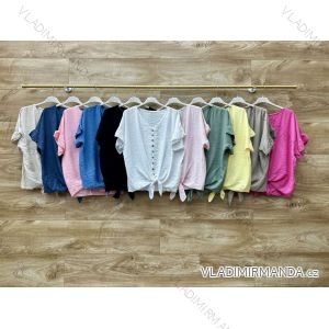 Šaty elegantní košilové dlouhý rukáv dámské (S/M ONE SIZE) ITALSKÁ MÓDA IMWY21734