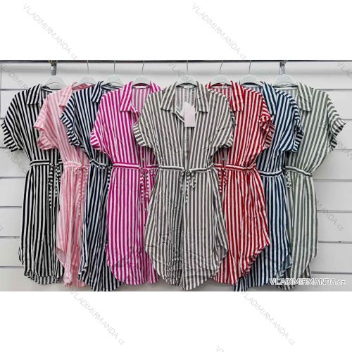 Women's long sleeve cotton tunic (S/M/L ONE SIZE) ITALIAN FASHION IMWCP25041