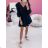 Women's short sleeve summer casual dress (S/M/L ONE SIZE) ITALIAN FASHION IMWGB25022