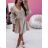 Women's short sleeve summer casual dress (S/M/L ONE SIZE) ITALIAN FASHION IMWGB25022