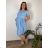 Women's oversized summer short sleeve dress (44/46/48 ONE SIZE) ITALIAN FASHION IM425064