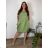 Women's oversized summer short sleeve dress (44/46/48 ONE SIZE) ITALIAN FASHION IM425064