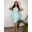 Women's oversized summer short sleeve dress (44/46/48 ONE SIZE) ITALIAN FASHION IM425064
