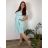 Women's oversized summer short sleeve dress (44/46/48 ONE SIZE) ITALIAN FASHION IM425064