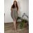 Women's oversized summer short sleeve dress (44/46/48 ONE SIZE) ITALIAN FASHION IM425064