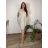 Women's oversized summer short sleeve dress (44/46/48 ONE SIZE) ITALIAN FASHION IM425064