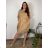 Women's oversized summer short sleeve dress (44/46/48 ONE SIZE) ITALIAN FASHION IM425064