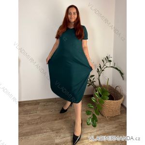Short summer long sleeve women's dress, oversized (54/56/58 ONE SIZE) ITALIAN FASHION IM425070