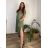Short summer long sleeve women's dress, oversized (54/56/58 ONE SIZE) ITALIAN FASHION IM425070 52/54 blue