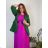 Set elegant jacket long sleeve and pants women (S / M ONE SIZE) ITALIAN FASHION IMM211392 60 dark green