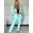 Women's short sleeve summer casual dress (S/M/L ONE SIZE) ITALIAN FASHION IMWGB25022 -   green -   S / M