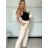 Women's Long Pants (S/M ONE SIZE) ITALIAN FASHION IMPDY23LC5918 -   dark blue -   S / M
