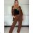 Women's long sleeve jacket (S/M ONE SIZE) ITALIAN FASHION IMPDY23MDUE991838 -   růžová světlá -   S / M