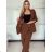 Women's long sleeve jacket (S/M ONE SIZE) ITALIAN FASHION IMPDY23MDUE991838 -   růžová světlá -   S / M