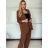 Women's long sleeve jacket (S/M ONE SIZE) ITALIAN FASHION IMPDY23MDUE991838 -   růžová světlá -   S / M