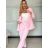 Women's long sleeve jacket (S/M ONE SIZE) ITALIAN FASHION IMPDY23MDUE991838 -   růžová světlá -   S / M