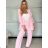 Women's long sleeve jacket (S/M ONE SIZE) ITALIAN FASHION IMPDY23MDUE991838 -   růžová světlá -   S / M