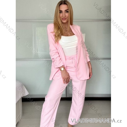 Women's long sleeve jacket (S/M ONE SIZE) ITALIAN FASHION IMPDY23MDUE991838 -   růžová světlá -   S / M
