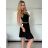 Women's short sleeve summer casual dress (S/M/L ONE SIZE) ITALIAN FASHION IMWGB25022