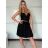 Women's short sleeve summer casual dress (S/M/L ONE SIZE) ITALIAN FASHION IMWGB25022