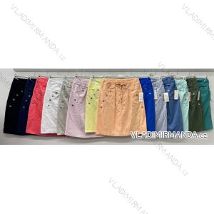 Elegant trousers with belt for women (S/M/L ONE SIZE) ITALIAN FASHION IM425057