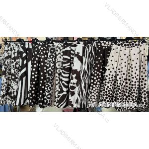 Women's long cowprint and polka dot skirt (S/M/L ONE SIZE) ITALIAN FASHION IMM25M3154