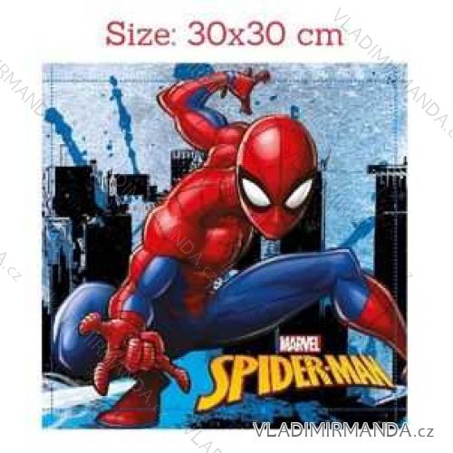 Face Towel Spiderman Cotton Cotton Cotton Cotton (30 * 50 cm) SETINO SP-H-HFTOWEL-01