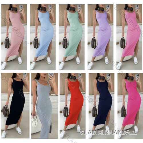 Women's short sleeve summer casual dress (S/M/L ONE SIZE) ITALIAN FASHION IMWGB25022