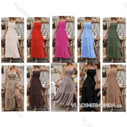 Women's short sleeve summer casual dress (S/M/L ONE SIZE) ITALIAN FASHION IMWGB25022