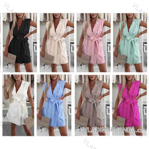 Women's short sleeve summer casual dress (S/M/L ONE SIZE) ITALIAN FASHION IMWGB25022