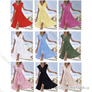 Women's short sleeve summer casual dress (S/M/L ONE SIZE) ITALIAN FASHION IMWGB25022