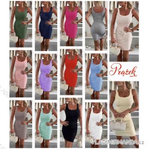 Women's short sleeve summer casual dress (S/M/L ONE SIZE) ITALIAN FASHION IMWGB25022