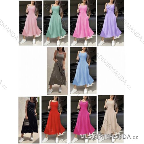 Women's short sleeve summer casual dress (S/M/L ONE SIZE) ITALIAN FASHION IMWGB25022