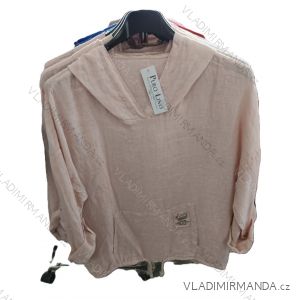 Women's Light Knitted Long Sleeve Sweater (L/XL ONE SIZE) ITALIAN FASHION IM723GALA