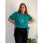 Tunic with pendant short sleeve women's oversized (54/56/58 ONE SIZE) ITALIAN FASHION IM425031
