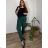 Nohavice letné dlhé IceCool dámske (S / M ONE SIZE TALIANSKÁ MÓDA IMM21852 XL/2XL Green