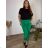 Nohavice letné dlhé IceCool dámske (S / M ONE SIZE TALIANSKÁ MÓDA IMM21852 XL/2XL Green