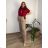 Women's long summer trousers, oversized (44/46/48 ONE SIZE) ITALIAN FASHION IMC25251